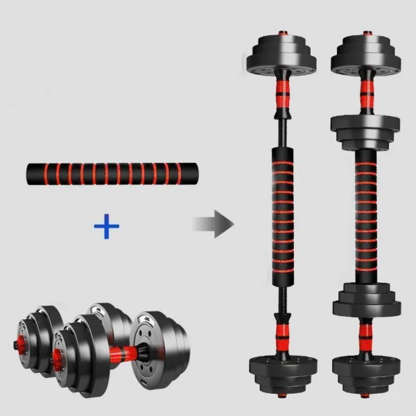 kf-A52cb1bf6bbda4076b7118258b77e9a88e SaeeNova 5-44lbs Adjustable Dumbbell Set with Anti-Slip Grip