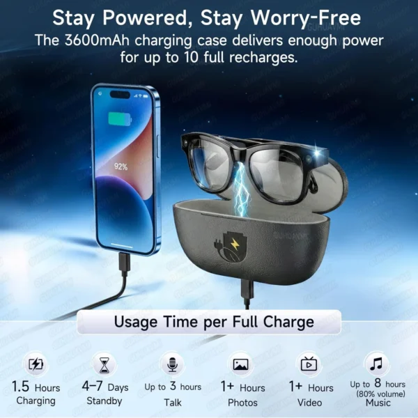 kf-A6b506eccbbe54ddfaefa114ad5bb50d3G SaeeNova New 32G Memory 800W 4K Camera Smart Glasses