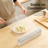 SaeeNova 2-in-1 Plastic Wrap & Foil Dispenser with Cutter
