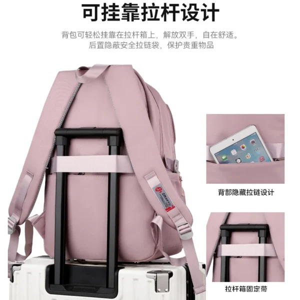 kf-S0a81dc9379694e85852f8caaa1174238H SaeeNova Fashion | Girls School Backpack | Travel Backpack Waterproof