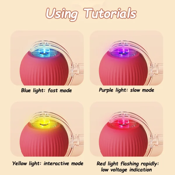 kf-S172e54dfac844eeaacdeca0d6f3d5582f SaeeNova Cat Interactive Automatic Rolling Ball Toy