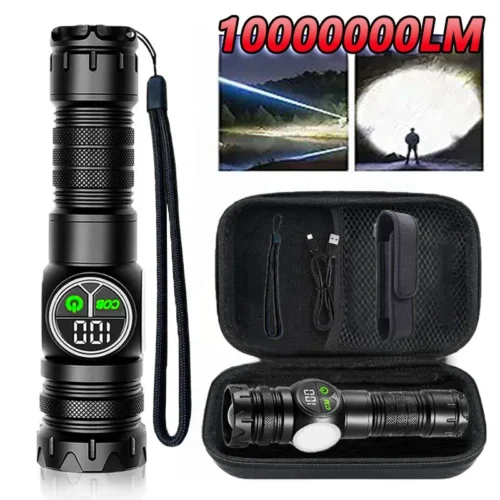 SaeeNova Super Powerful Flashlights USB Rechargeable LED