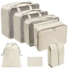 SaeeNova 7/10 Pcs Set Travel Organizer Storage Bags for Packing