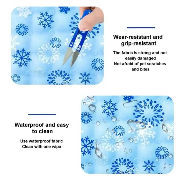 SaeeNova Cooling Beds For Cat/Dog Mat for Kitten Basket