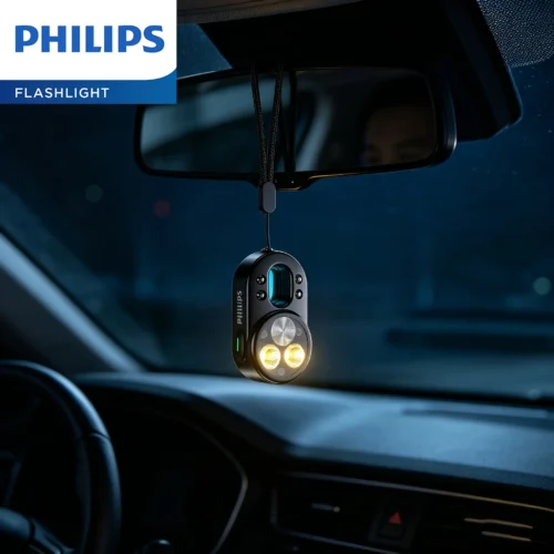 SaeeNova Mini Portable LED Flashlight USB-C Charging Light