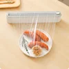 SaeeNova 2-in-1 Plastic Wrap & Foil Dispenser with Cutter
