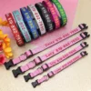 kf-S416614a00bec4ad28f36b7dcbd4a79594 SaeeNova Adjustable Nylon Embroidered Dog Collar