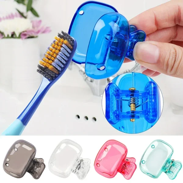 kf-S4def8633abde425daaacf16cd053b3bet SaeeNova 1PCS Travel Toothbrush Head Cover