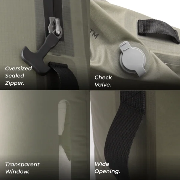 SaeeNova 18-55L Vacuum Storage Bag | Travel Compression Backpack