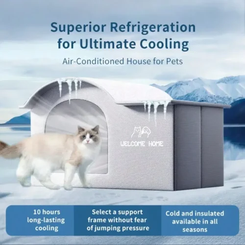 SaeeNova Cat/Dog Ice House Air Conditioning Four Season Bed