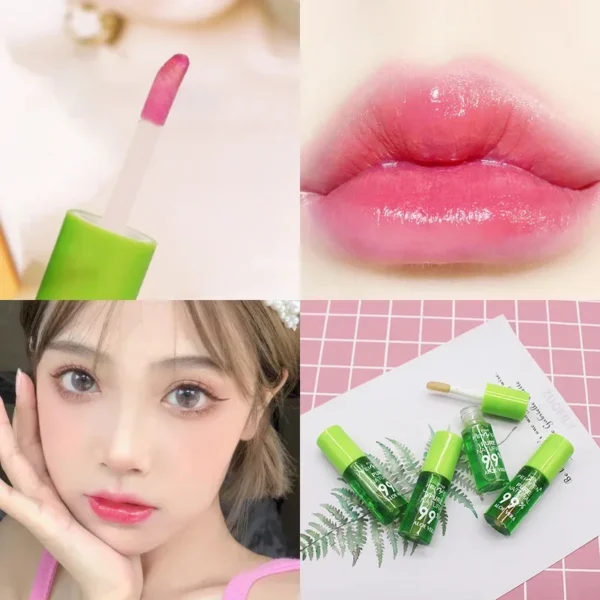 kf-S58a0ca252b394be6877572d3c475bba2m SaeeNova 1PCS Moisturizing Natural Aloe Essence Lip Gloss