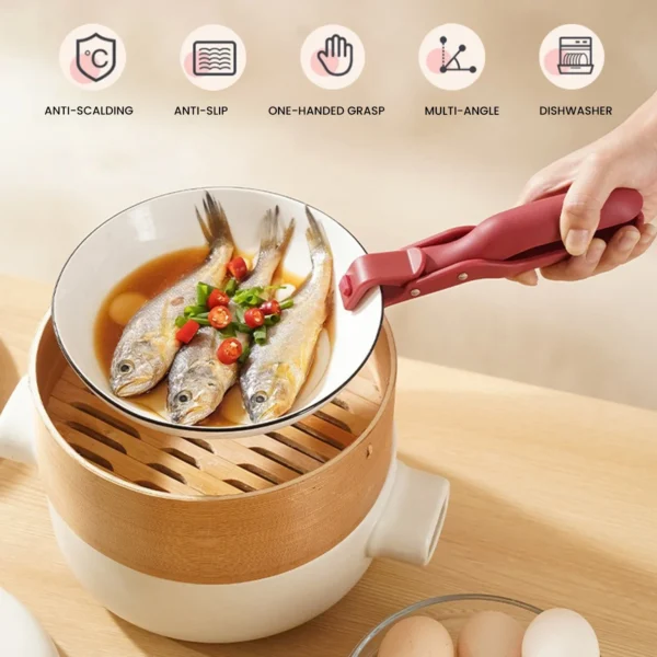 SaeeNova Anti-scald Clip Silicone Kitchen Gadget