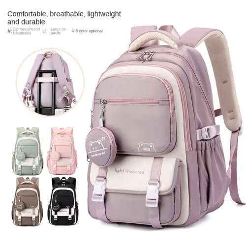 SaeeNova Fashion | Girls School Backpack | Travel Backpack Waterproof