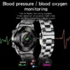 SaeeNova Bluetooth Touch Screen Luxury Fitness Smartwatch for Men