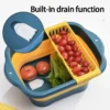 kf-S7f2ae0f061a84d76801a8e12b255ee28z SaeeNova Convenient Collapsible Kitchen Colander 1PC