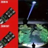 kf-S82c0560e70bb4071a17dfabf5e16a646F SaeeNova Super Powerful Flashlights USB Rechargeable LED