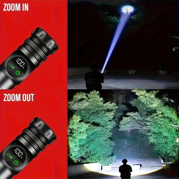 kf-S82c0560e70bb4071a17dfabf5e16a646F SaeeNova Super Powerful Flashlights USB Rechargeable LED