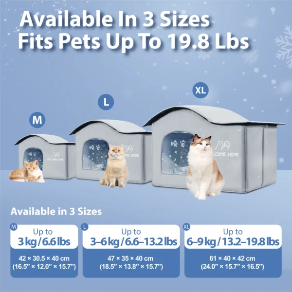 SaeeNova Cat/Dog Ice House Air Conditioning Four Season Bed