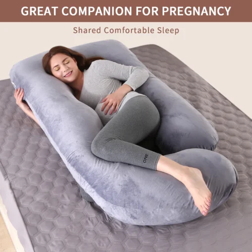 Saeenova G Shaped Full Body Maternity Pillow | Support for Belly for Pregnant Women
