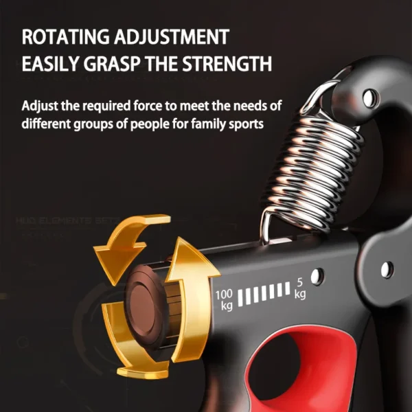 kf-S9205e2087226499faf61d2b478407c8fA SaeeNova Adjustable 5-60/100/150kg Grip for Strength