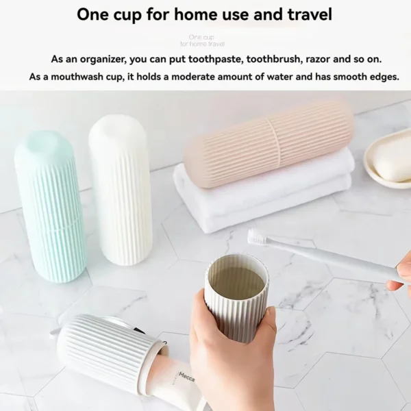 SaeeNova Portable Toothpaste Toothbrush Protect Holder