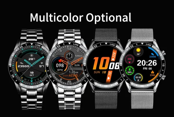 SaeeNova Bluetooth Touch Screen Luxury Fitness Smartwatch for Men