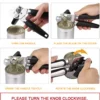 SaeeNova Stainless Steel Can Opener Multifunctional kitchen Gadgets