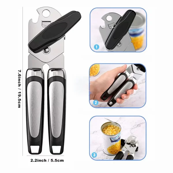 SaeeNova Stainless Steel Can Opener Multifunctional kitchen Gadgets