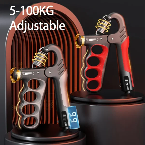 kf-Scba7e591aceb4432bed48d4b48e361d8C SaeeNova Adjustable 5-60/100/150kg Grip for Strength