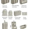 SaeeNova 7/10 Pcs Set Travel Organizer Storage Bags for Packing
