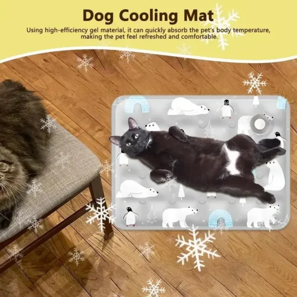 SaeeNova Cooling Beds For Cat/Dog Mat for Kitten Basket