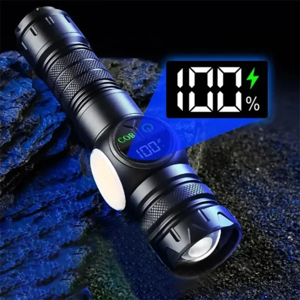 kf-Se6598bef738e47e39d13ad2cef3632dfk SaeeNova Super Powerful Flashlights USB Rechargeable LED