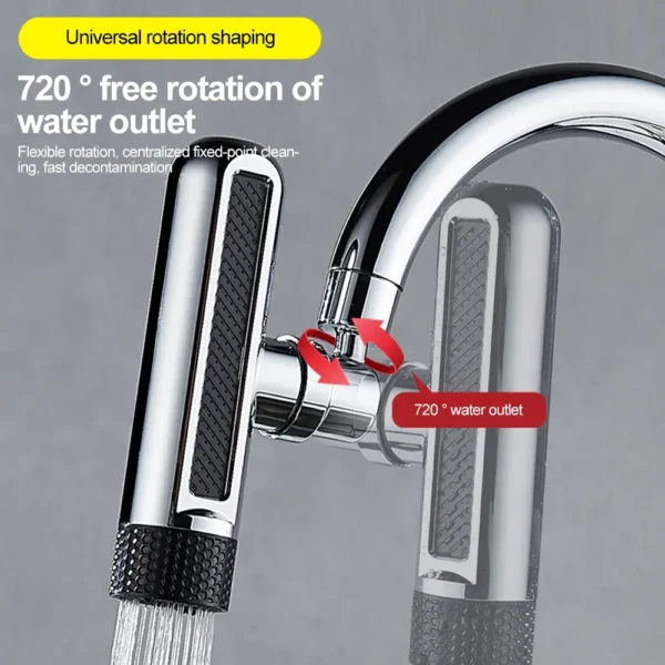SaeeNova Kitchen Faucet Sprayer Head with 6 Water Modes